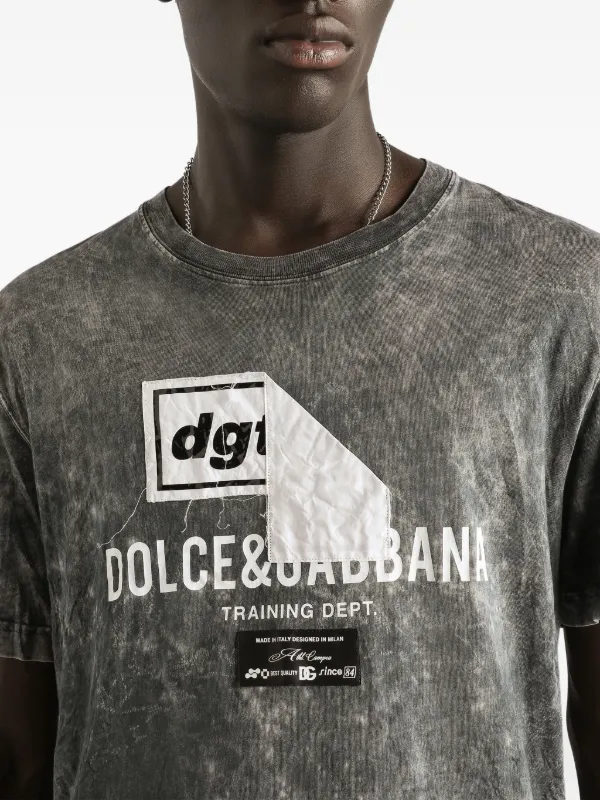 ぴ*♡様 DOLCE&GABBANA graphic print T-shirt Dolce & Gabbana Graphic T-shirt | Grey | FARFETCH JO