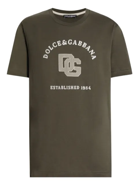 Dolce & Gabbana playera con aplique del logo