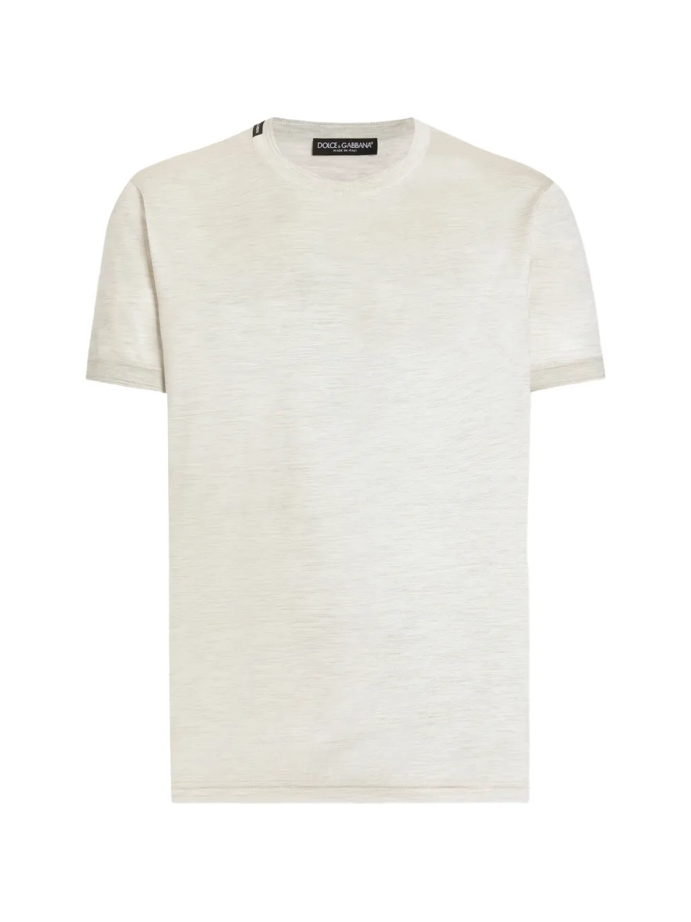 Dolce & Gabbana silk T-shirt - Toni neutri