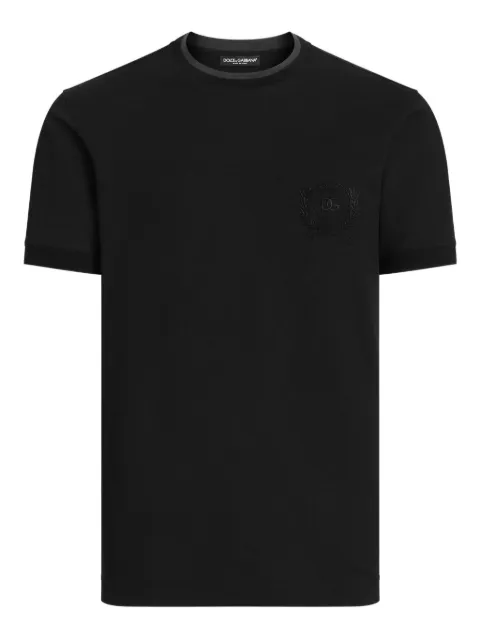 Dolce & Gabbana playera con logo bordado