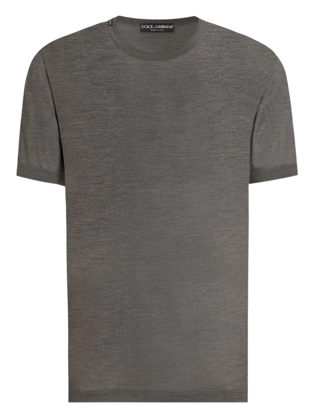 Dolce & Gabbana Short-sleeve T-shirt In Gray