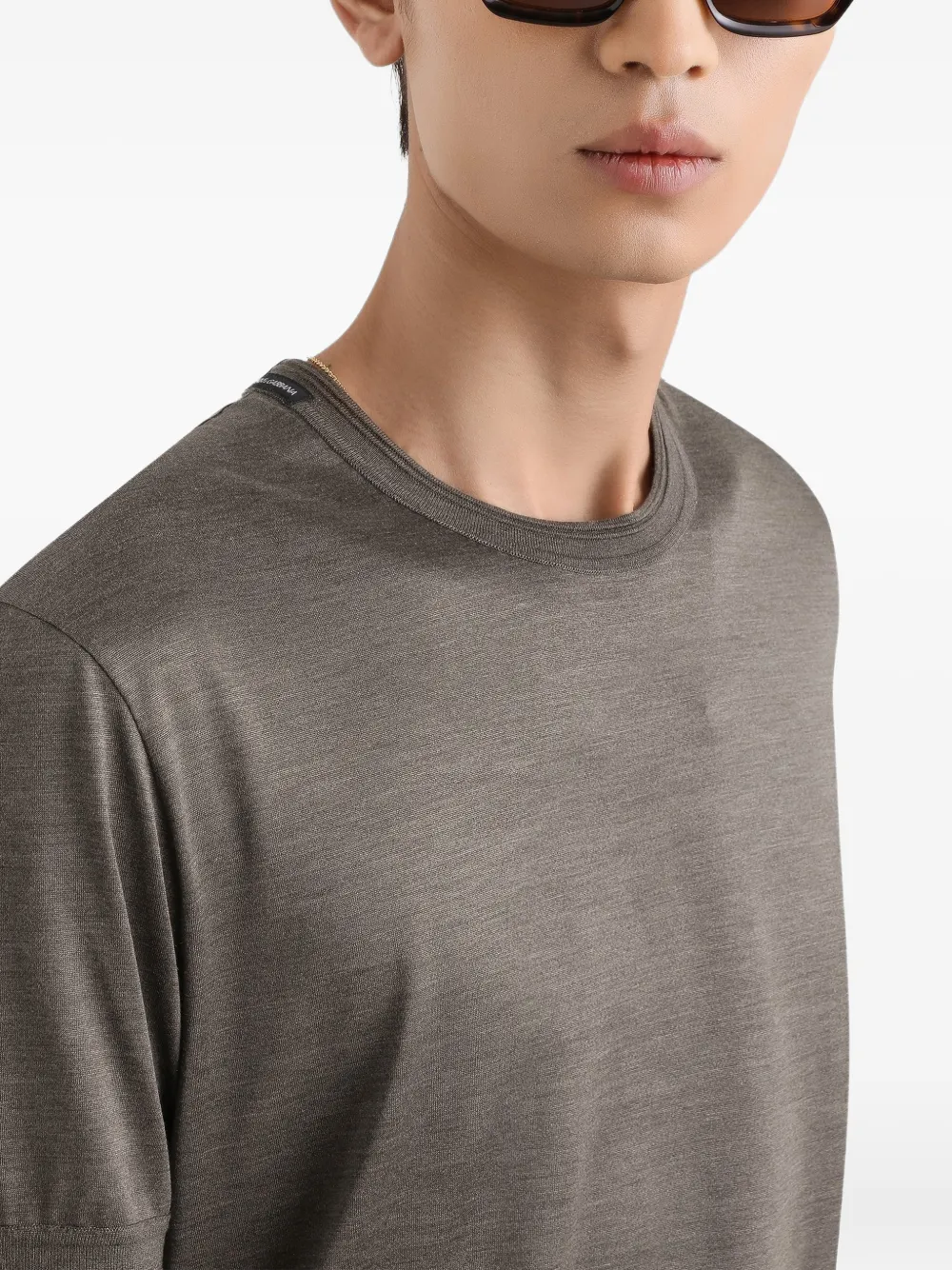 Dolce & Gabbana T-shirt met korte mouwen Grijs