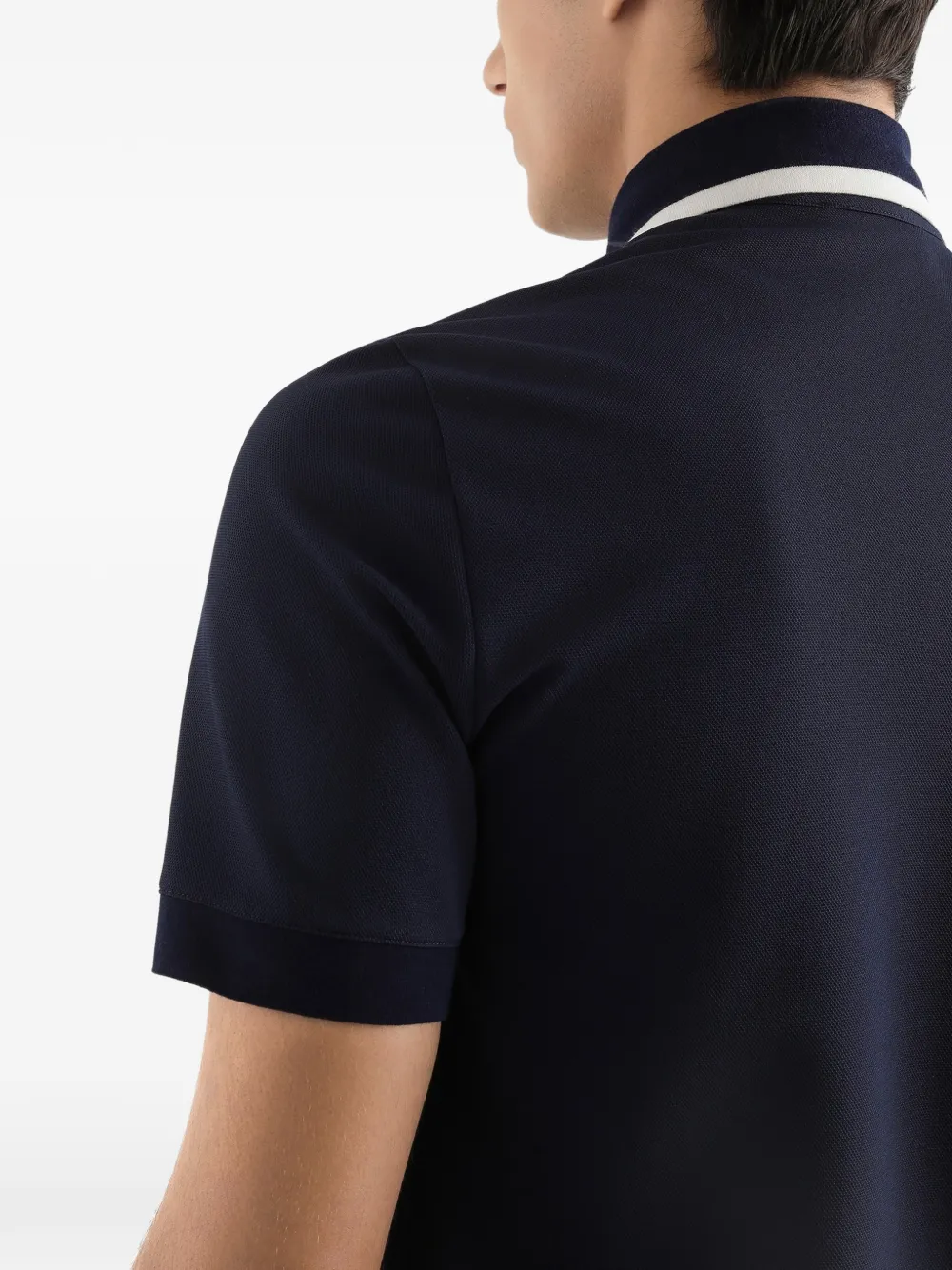Dolce & Gabbana Poloshirt met geborduurd logo Blauw
