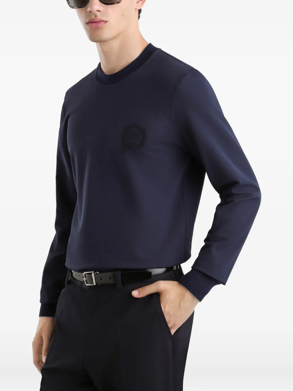 Dolce & Gabbana T-shirt met ronde hals Blauw