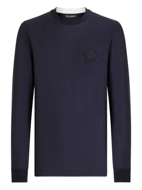 Dolce & Gabbana crew neck long-sleeve T-shirt