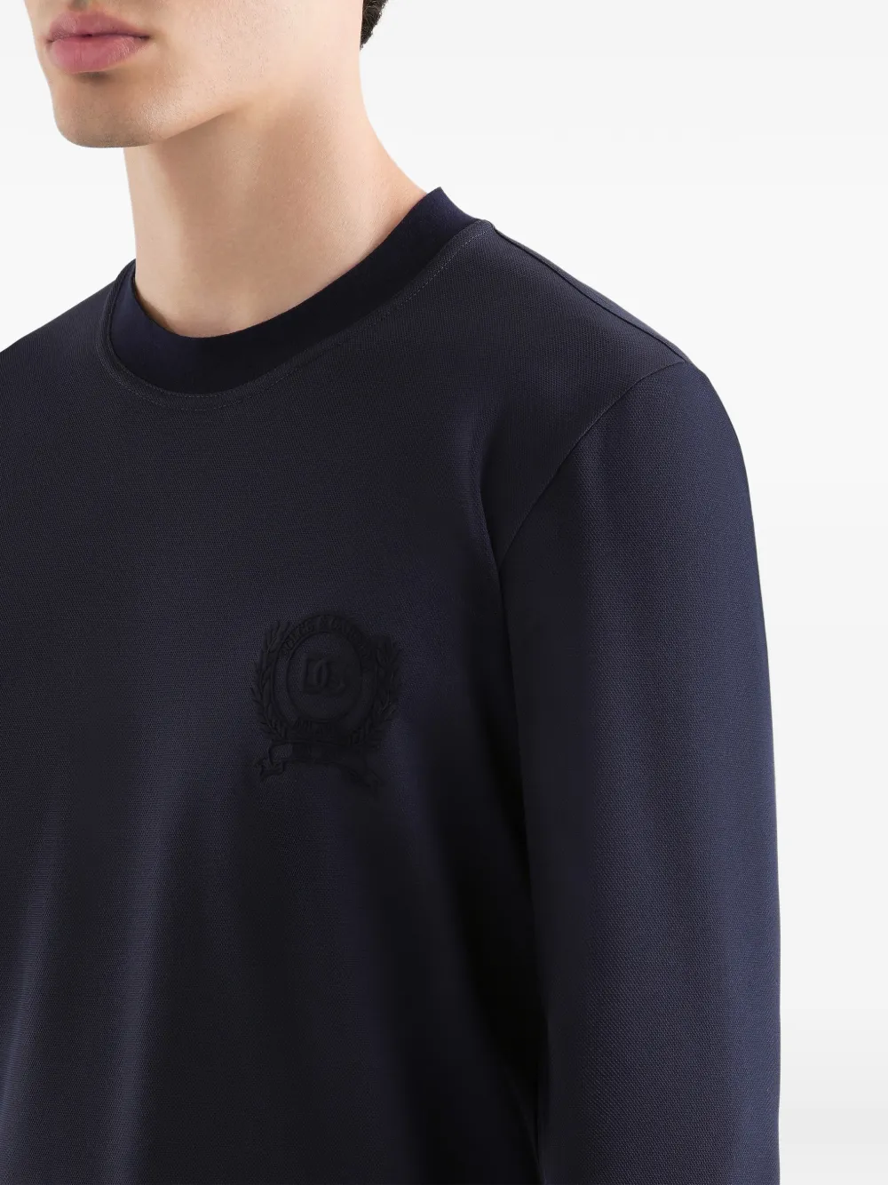 Dolce & Gabbana T-shirt met ronde hals Blauw