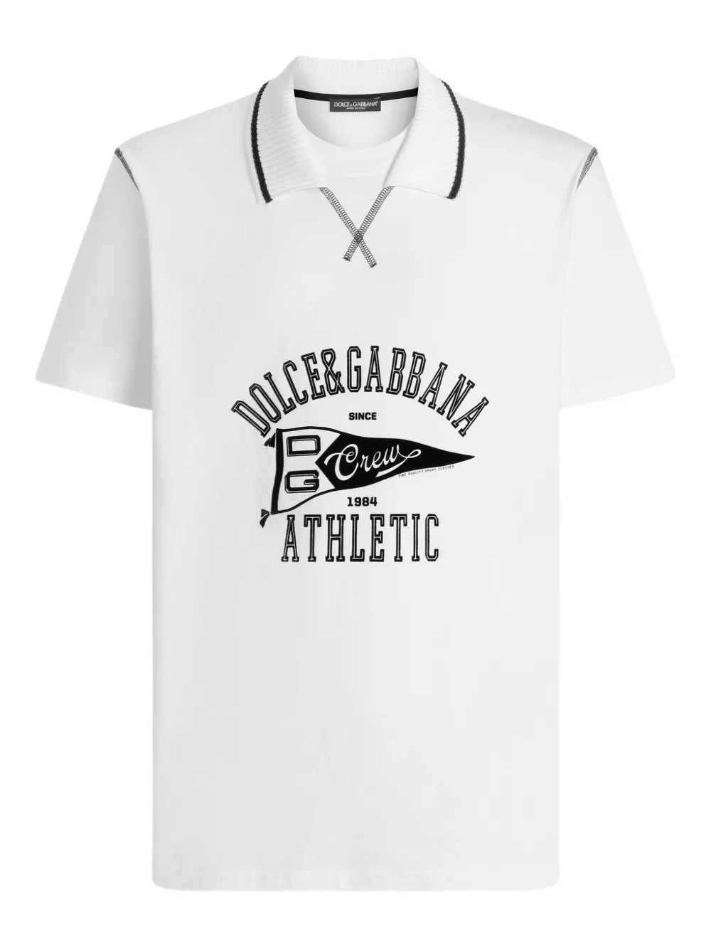 Dolce & Gabbana T-Shirt mit grafischem Print - Weiß