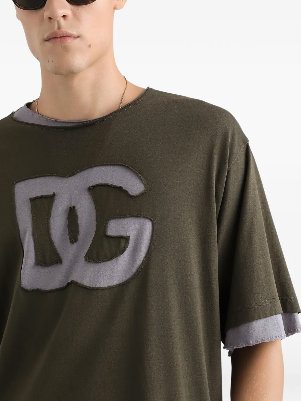 Dolce & Gabbana Katoenen T-shirt Groen