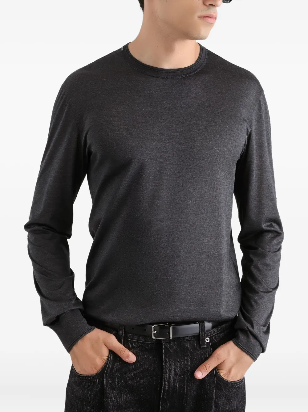 Dolce & Gabbana T-shirt met lange mouwen - Grijs