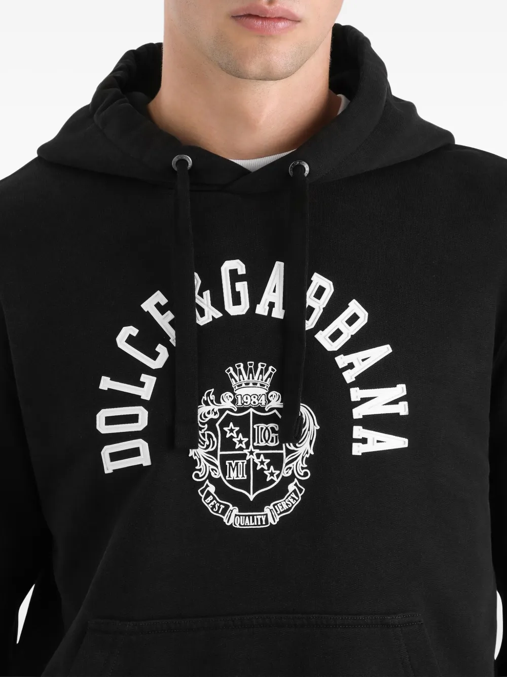 Dolce & Gabbana Hoodie met print Zwart