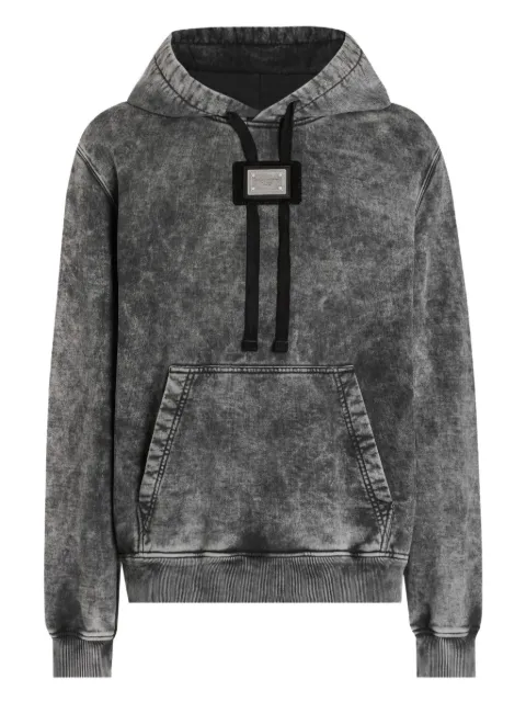 Dolce & Gabbana logo-patch hoodie