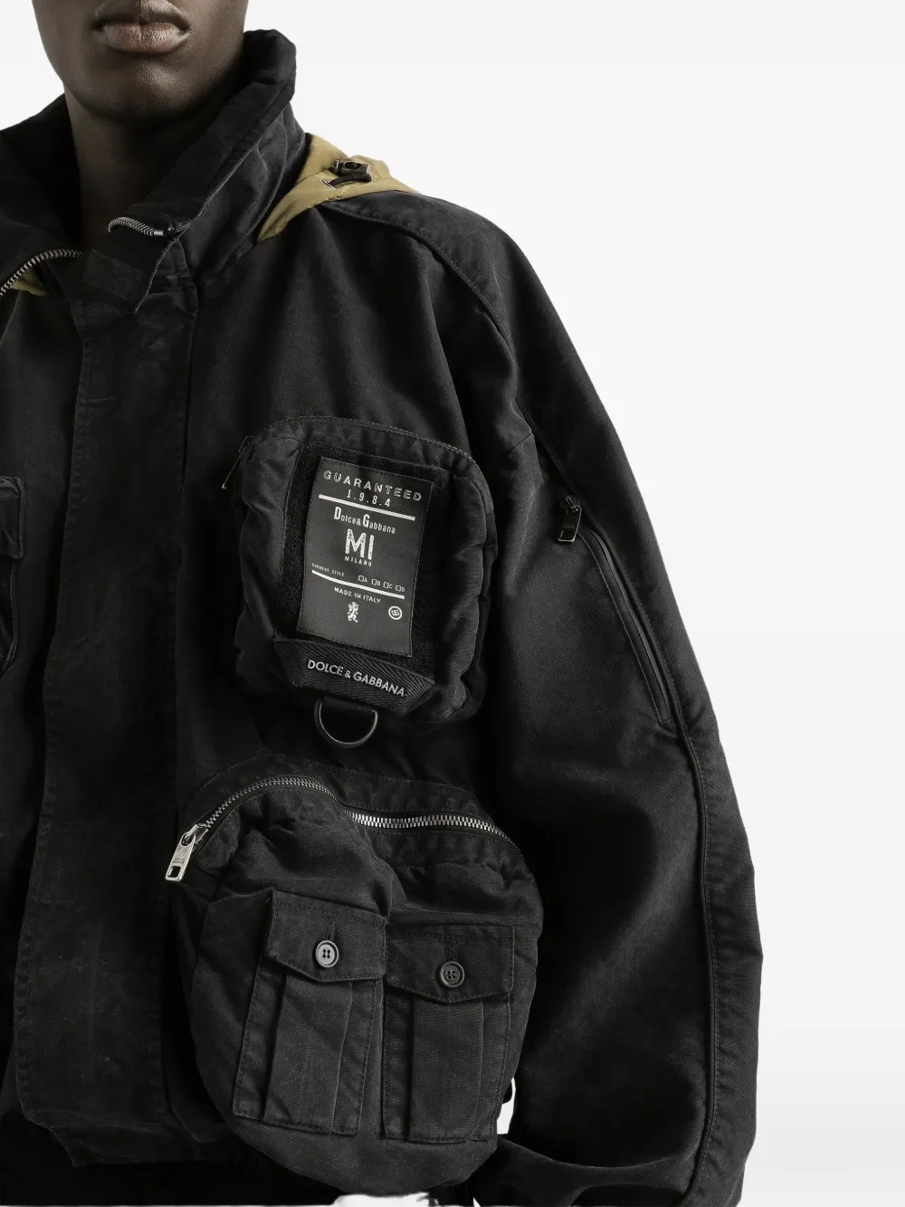 Dolce & Gabbana Jack met capuchon Zwart