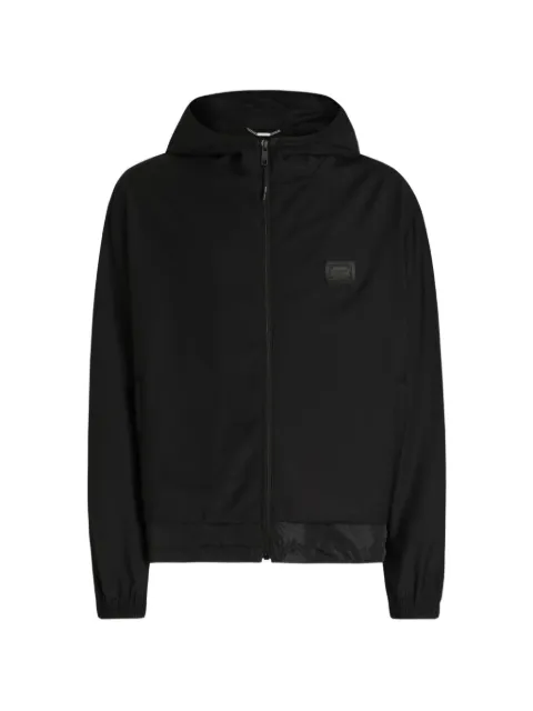 Dolce & Gabbana hooded wool-blend jacket