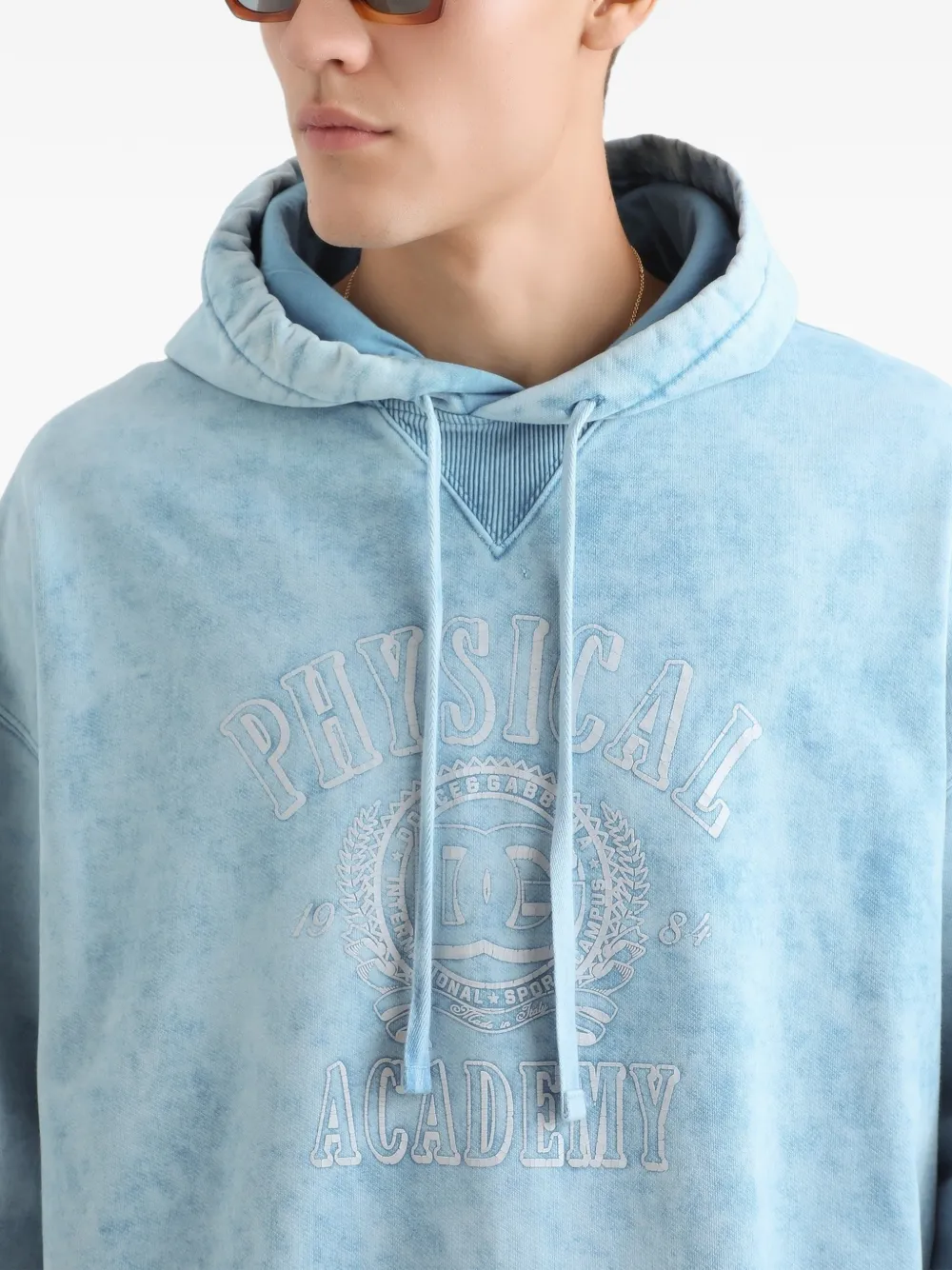 Dolce & Gabbana Hoodie met borduurwerk Bruin