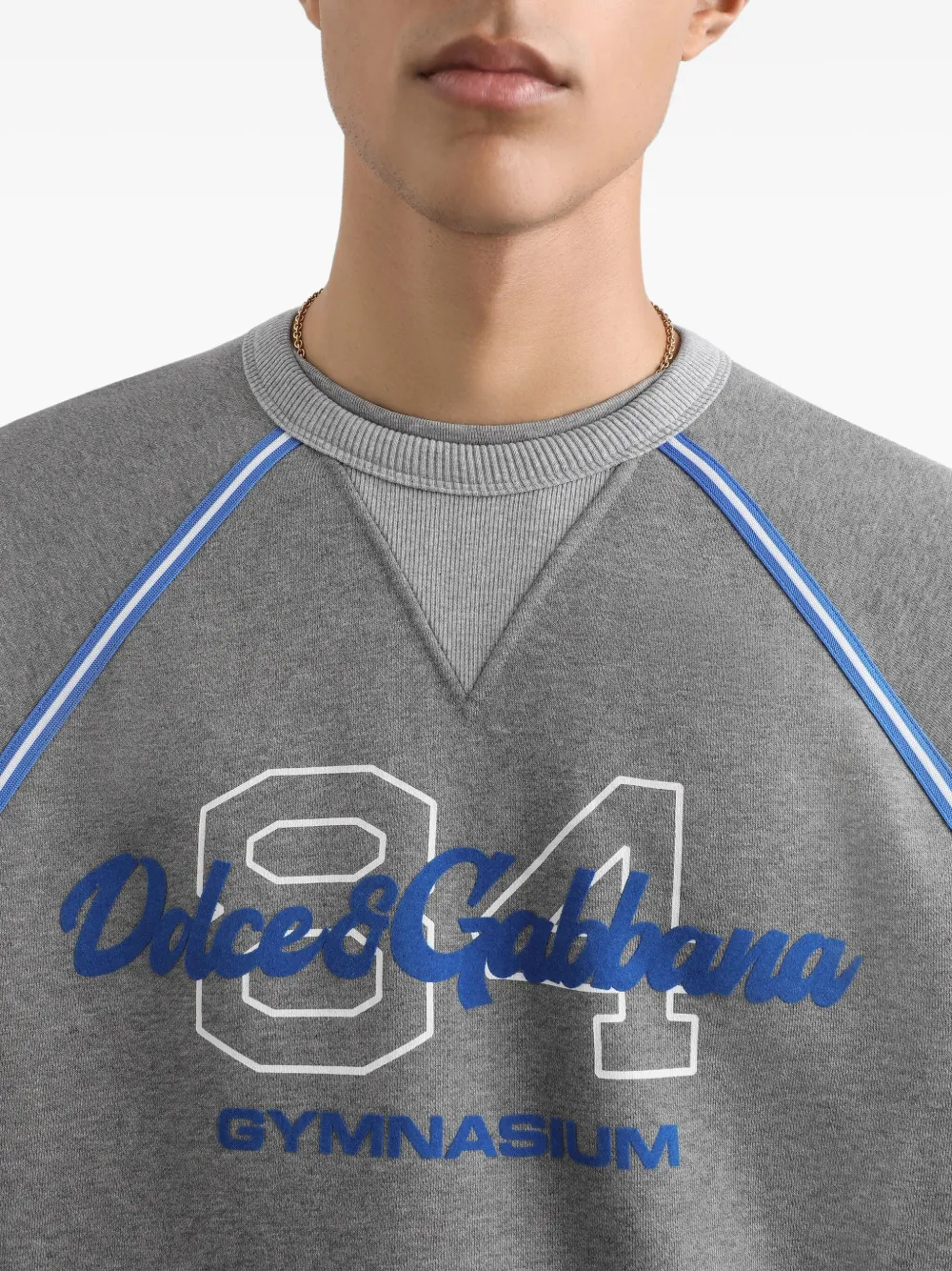 Dolce & Gabbana 84 sweater met logo Grijs