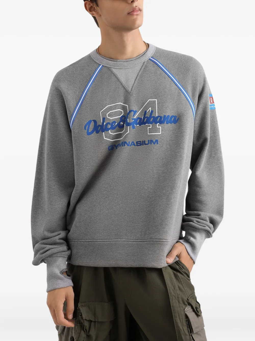 Dolce & Gabbana 84 sweater met logo Grijs