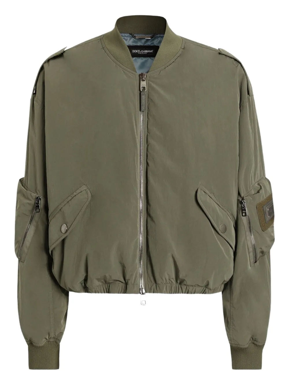 Dolce & Gabbana Giacca con zip - Verde