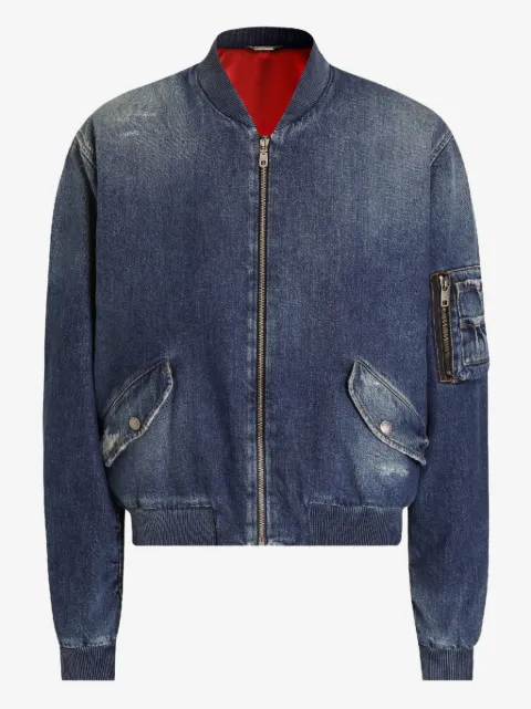 Dolce & Gabbana denim bomber jacket