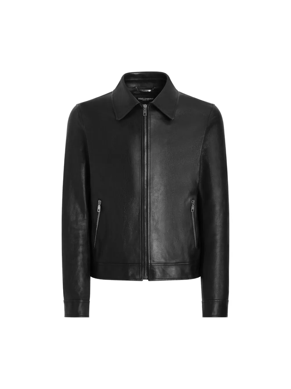 Dolce & Gabbana Cappotto con zip - Nero