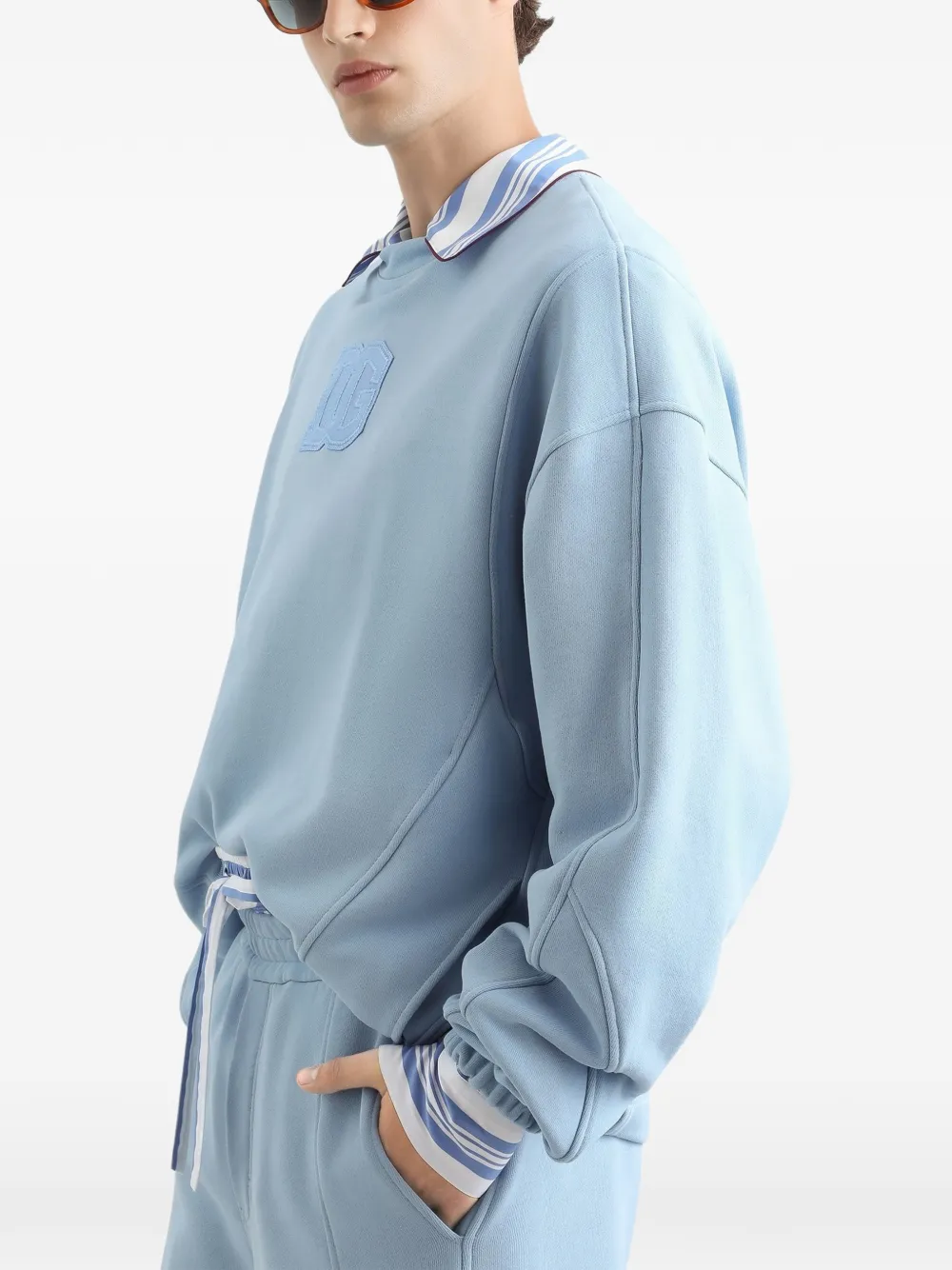 Dolce & Gabbana Katoenen sweater Blauw
