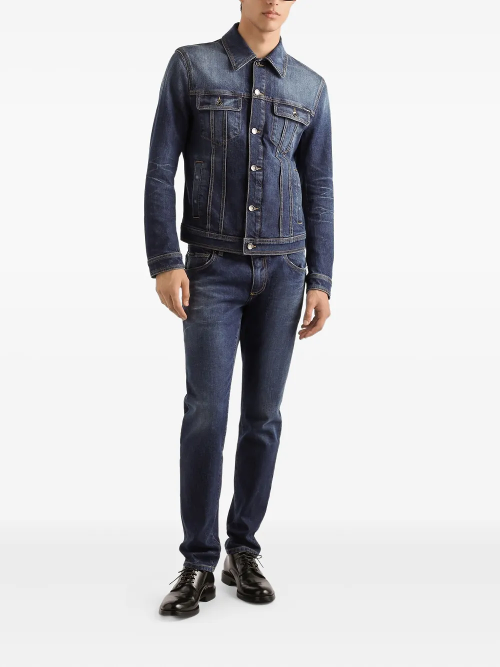 Dolce & Gabbana button-fastening jacket | Denim Jackets | Image 2