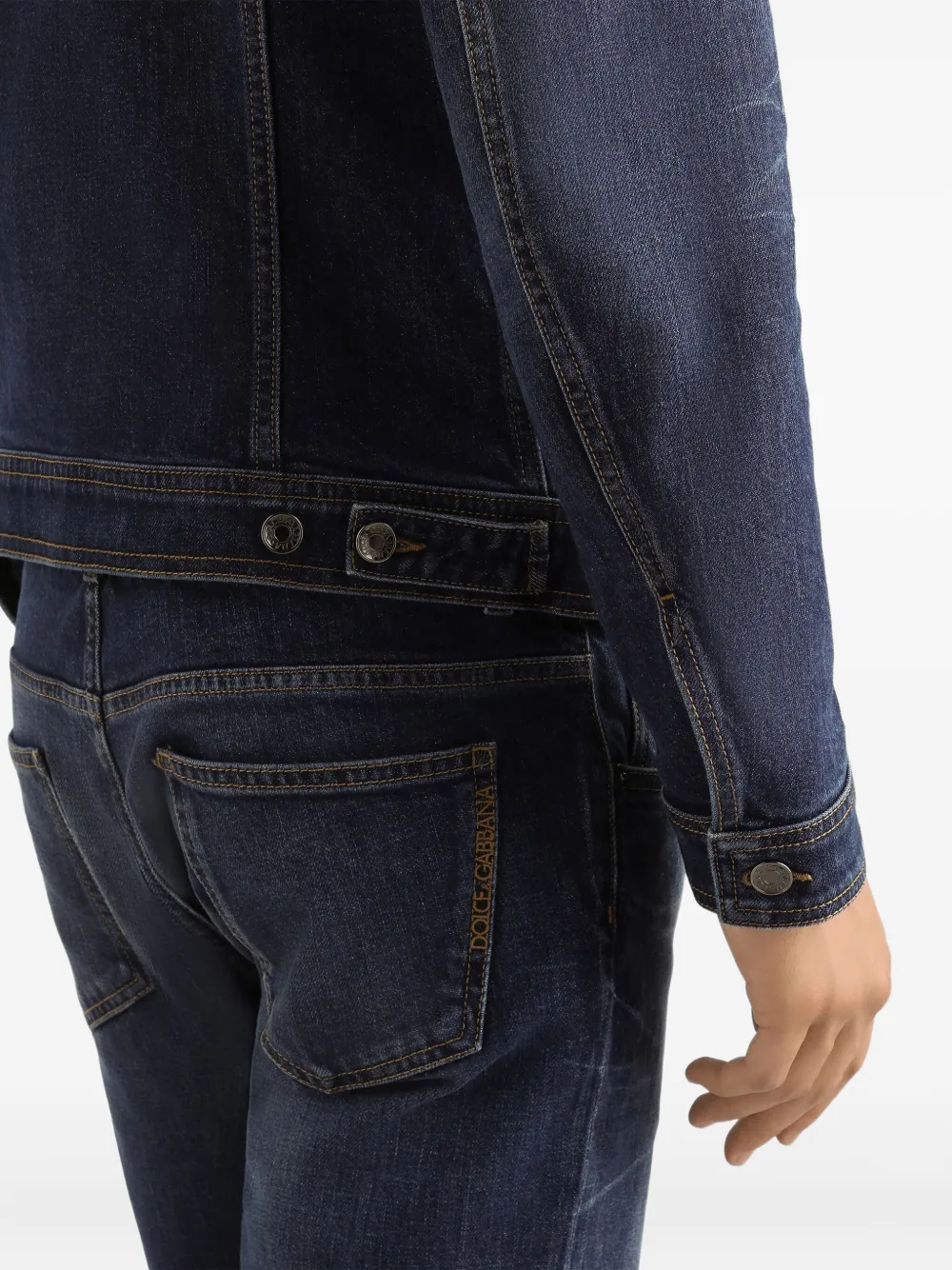 Dolce & Gabbana Jack met knoopsluiting Blauw