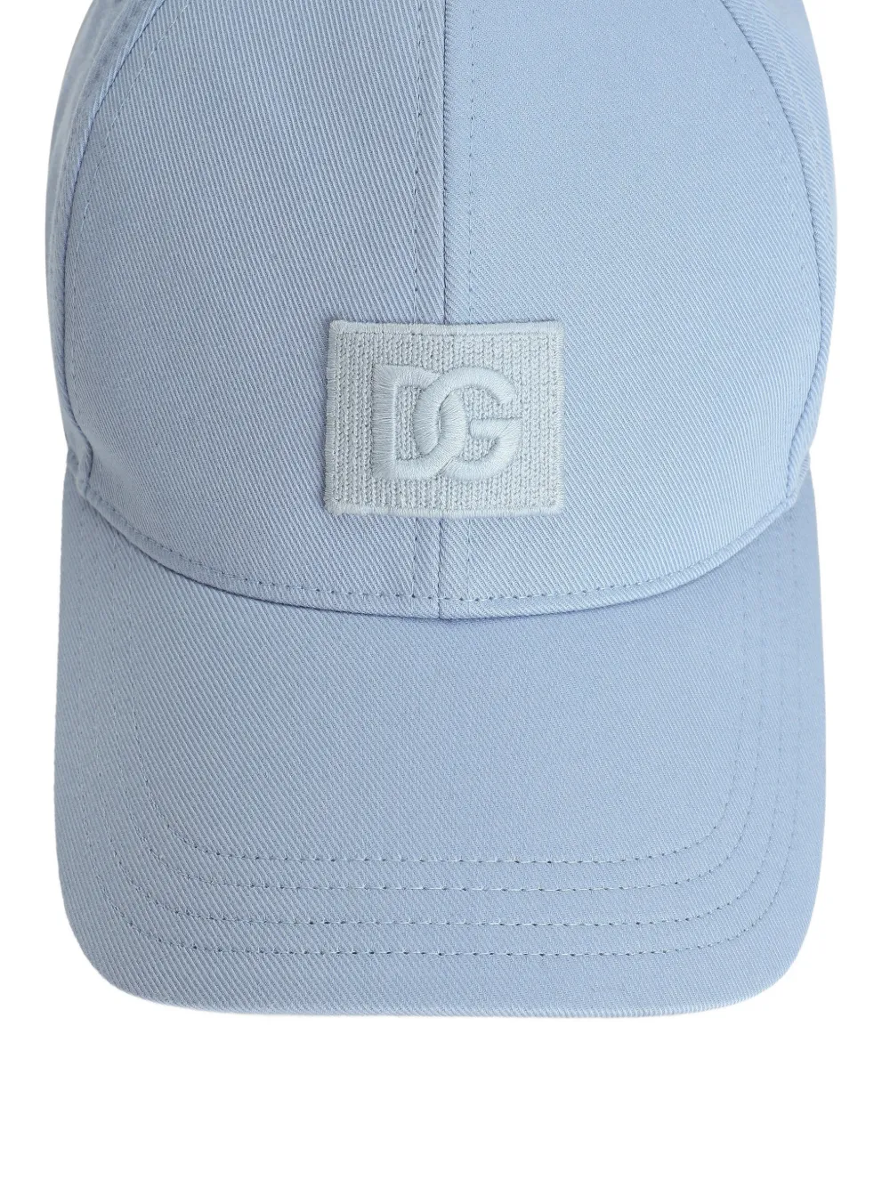Dolce & Gabbana Pet met logopatch Blauw