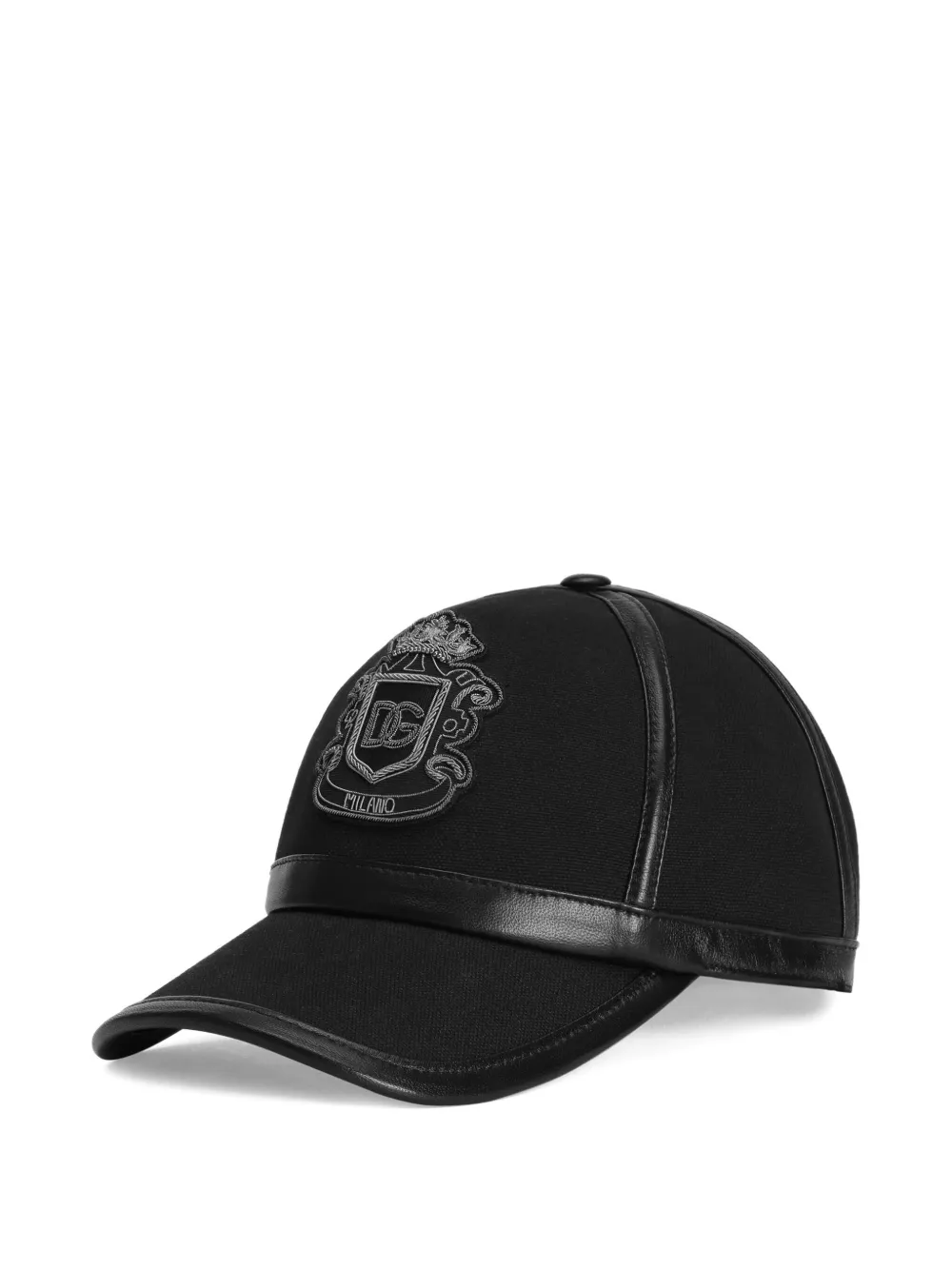 Dolce & Gabbana Cappello da baseball con ricamo - Nero