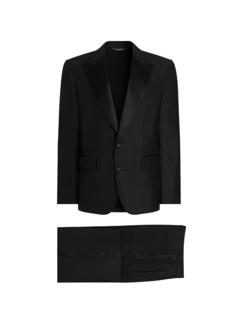 Dolce & Gabbana single-breasted suit in linen canvas
