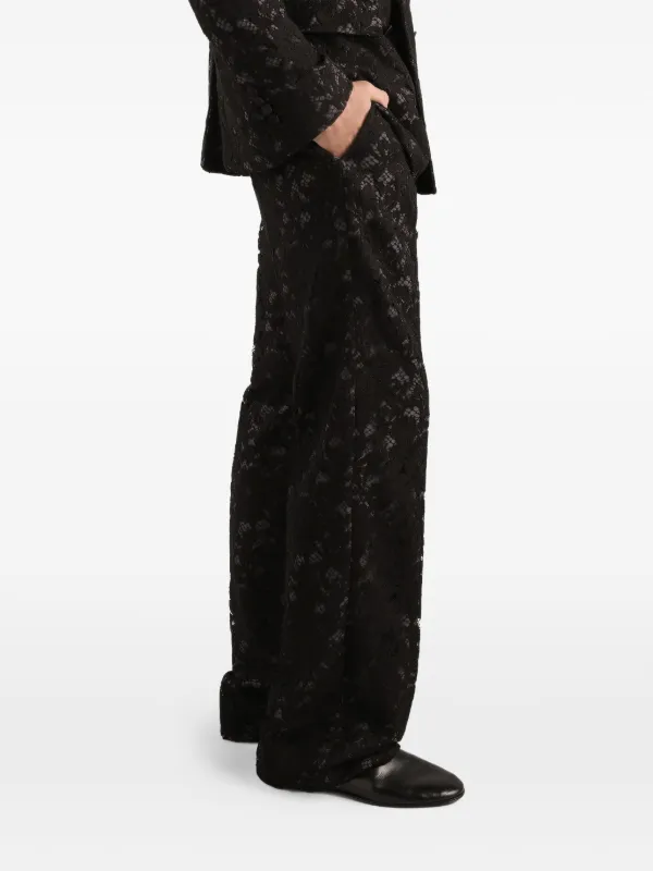 ドルチェアンドガッパーナ　レースパンツ　42 Dolce & Gabbana レース パンツ | ブラック | FARFETCH JP
