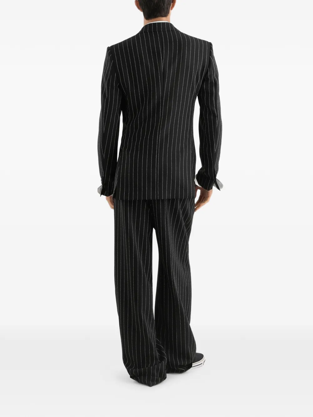 Dolce & Gabbana Gestreepte broek Zwart