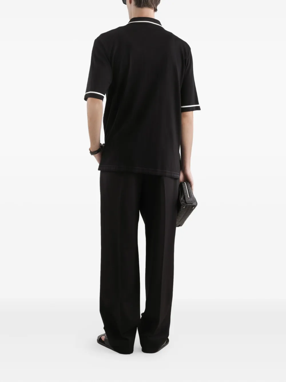 Dolce & Gabbana Broek met gesp Zwart
