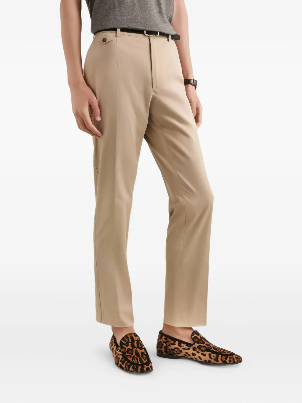 Dolce & Gabbana Broek met knoopsluiting Beige