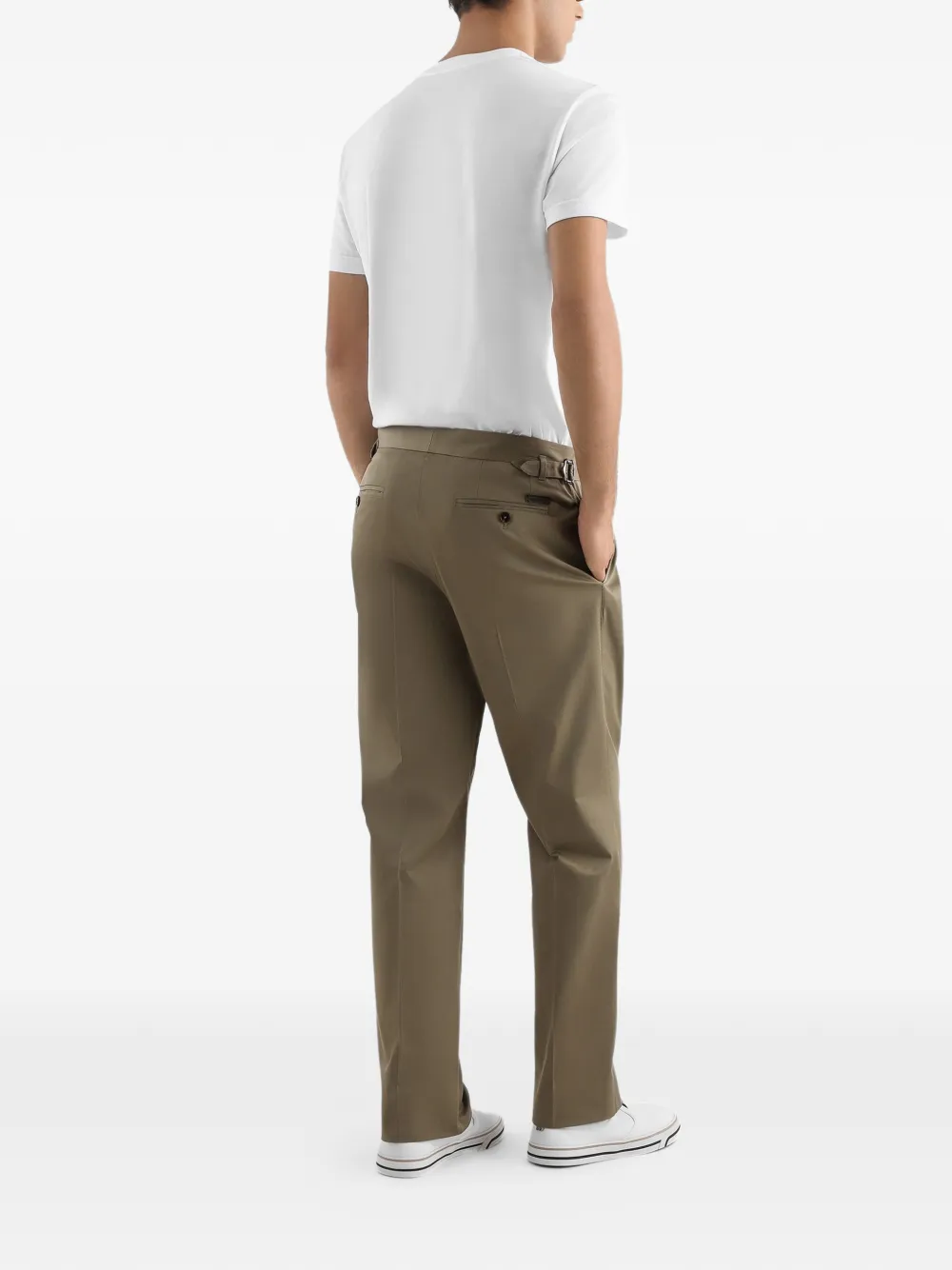 Dolce & Gabbana Plooibroek met gesp Beige