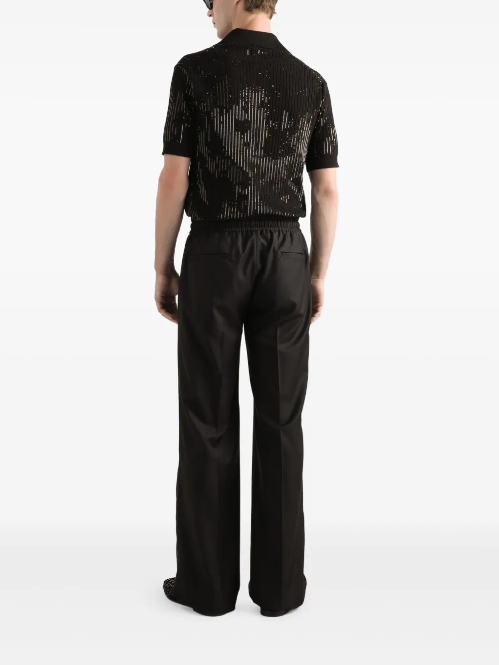 Dolce & Gabbana Broek met trekkoord Zwart