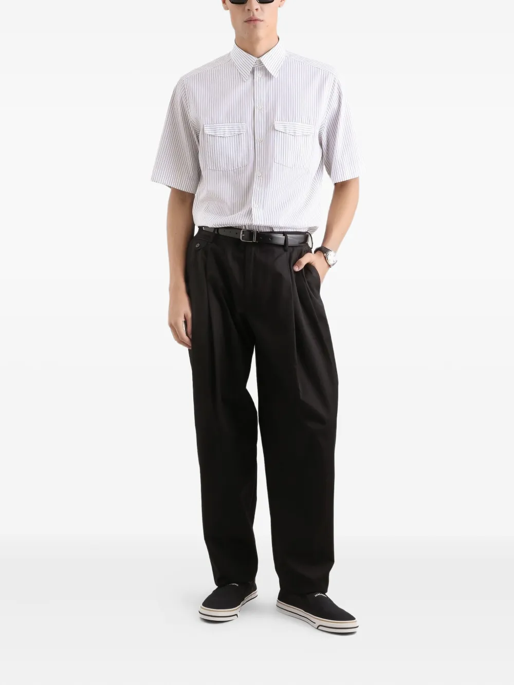 Dolce & Gabbana Plooibroek - Zwart