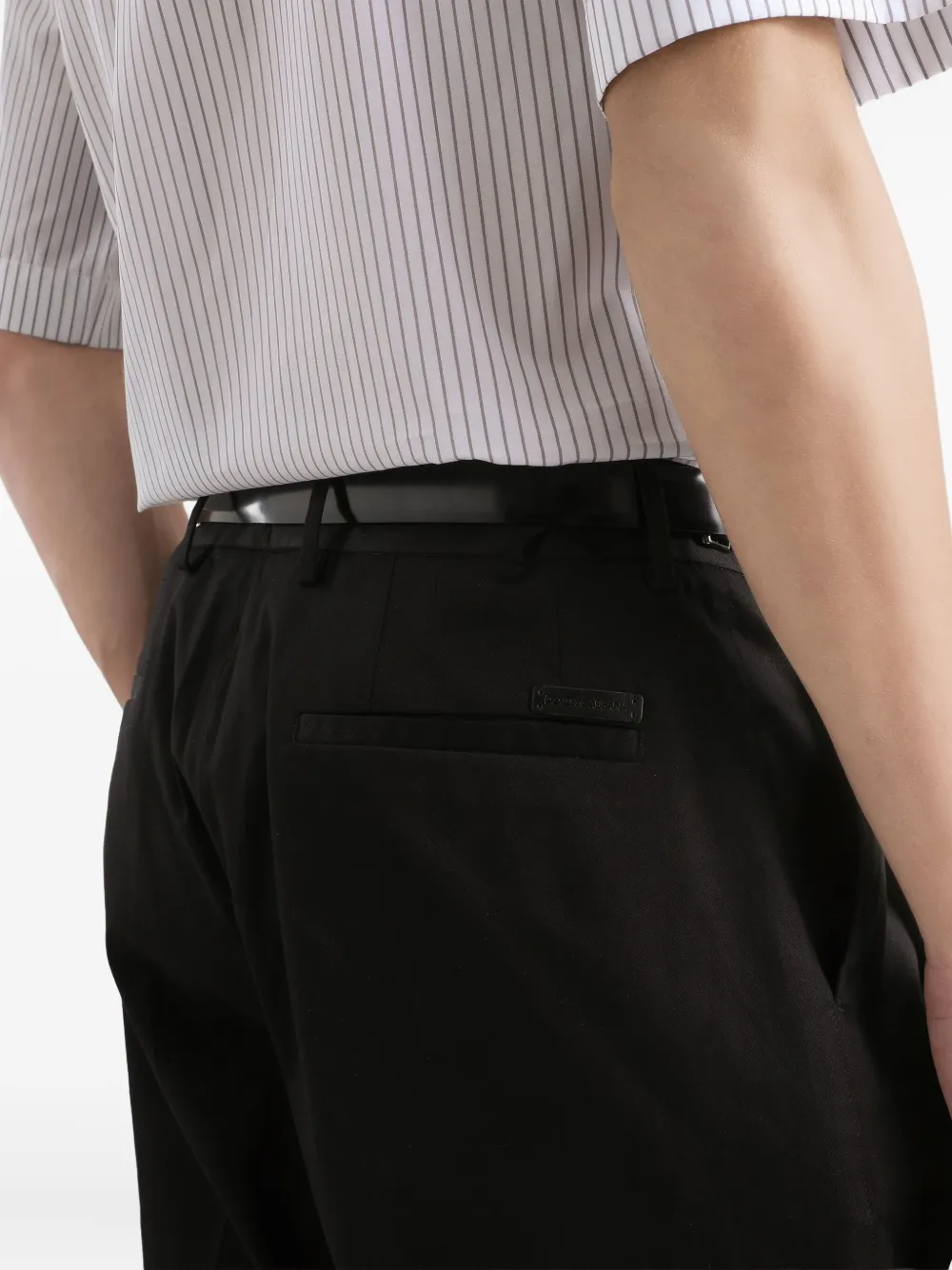Dolce & Gabbana Gabardine broek Zwart