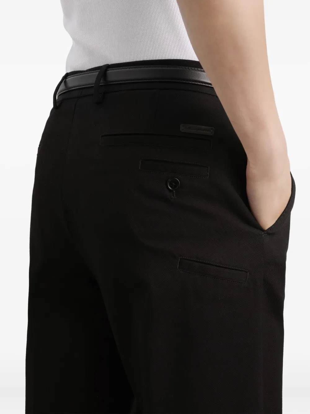 Dolce & Gabbana Broek met knopen Zwart