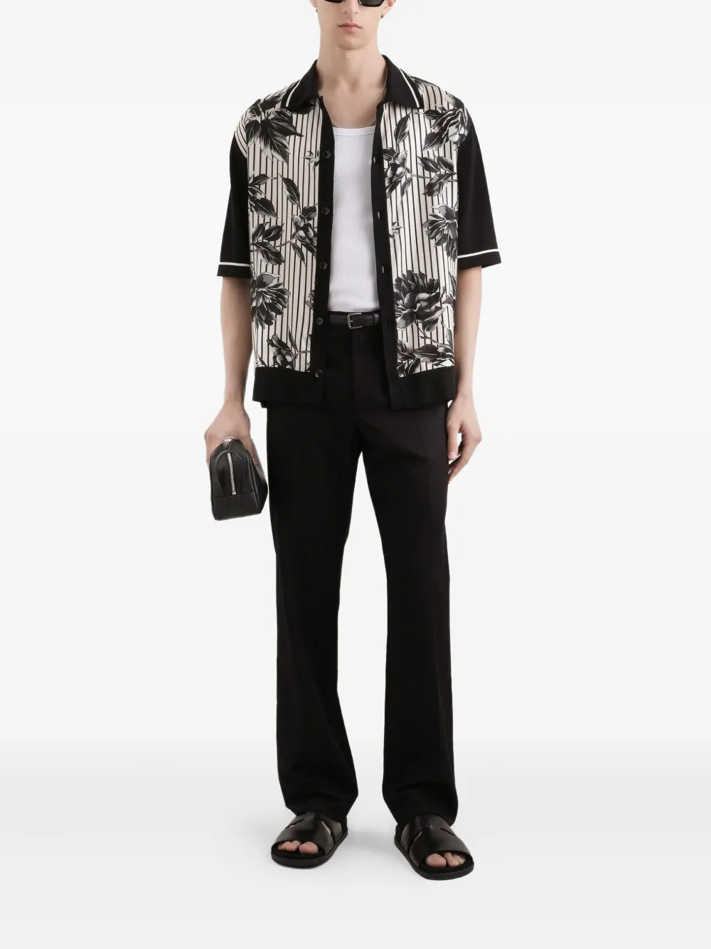 Dolce & Gabbana Broek met knopen - Zwart