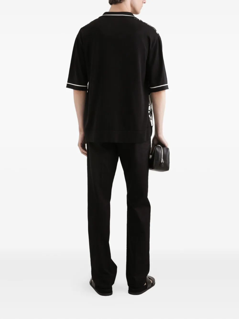 Dolce & Gabbana Broek met knopen Zwart