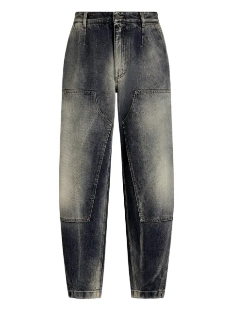 Dolce & Gabbana panelled plaque jeans