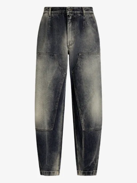 Dolce & Gabbana panelled plaque jeans