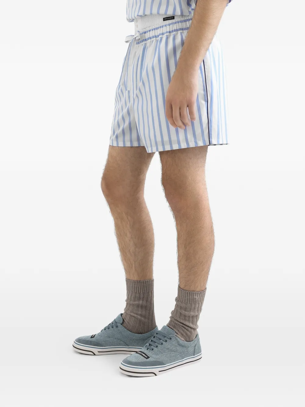 Dolce & Gabbana Gestreepte shorts Wit