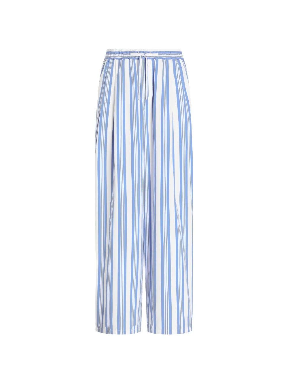 Dolce & Gabbana striped poplin vanity trousers - Blu