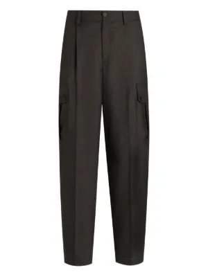 Dolce & Gabbana straight-leg Wool Trousers | Black | FARFETCH JO