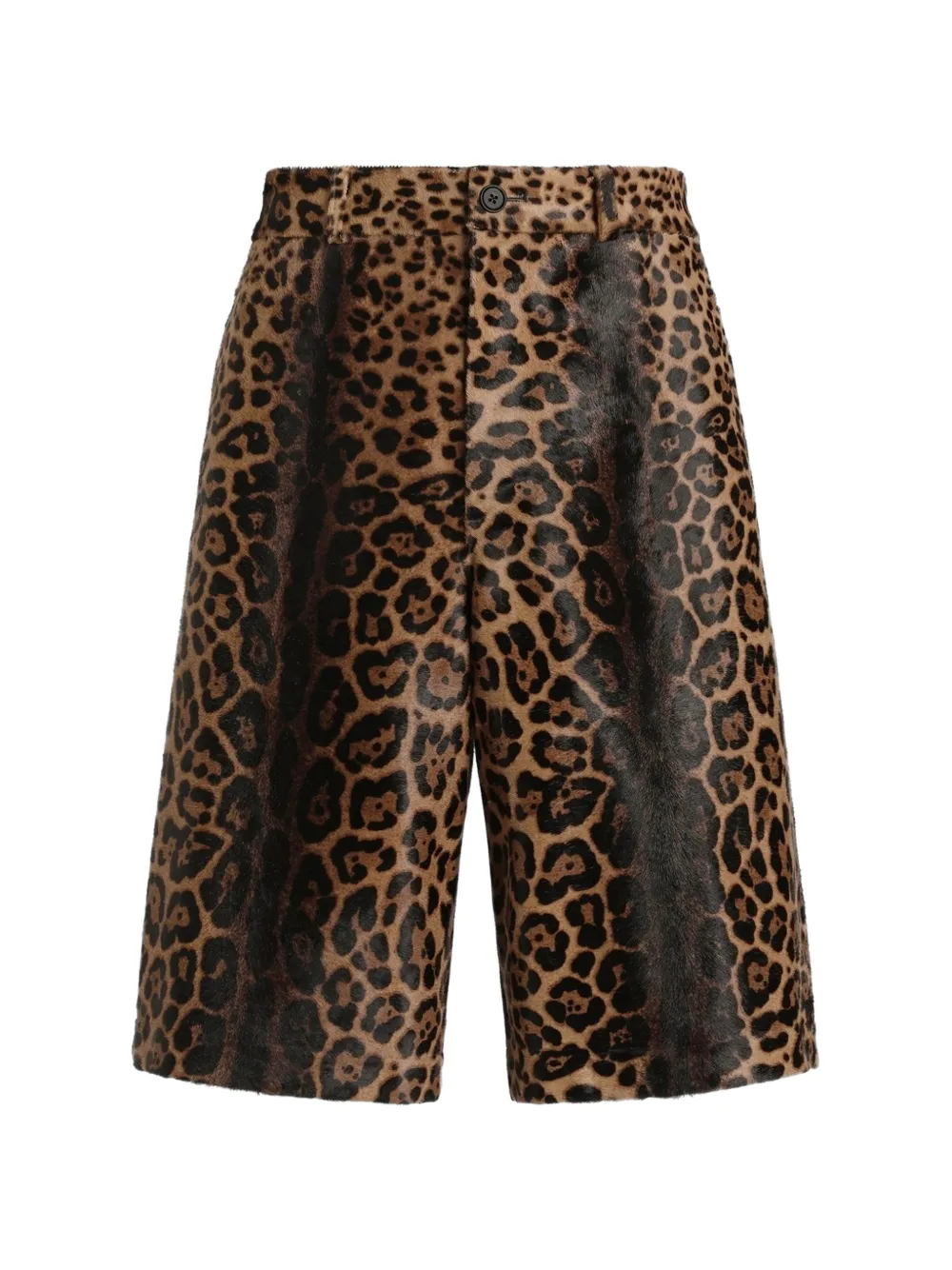 Dolce & Gabbana Pantaloni con stampa leopardata - Marrone