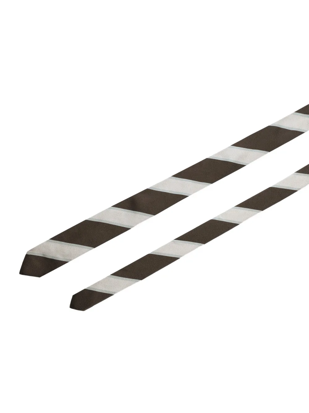  Dolce & Gabbana Striped Tie - Brown 