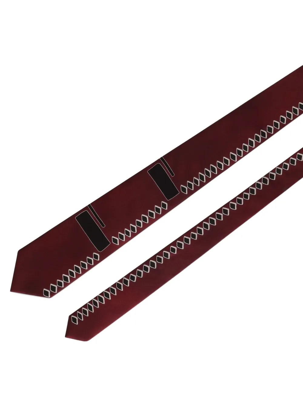 Dolce & Gabbana Stropdas met applicatie - Bruin