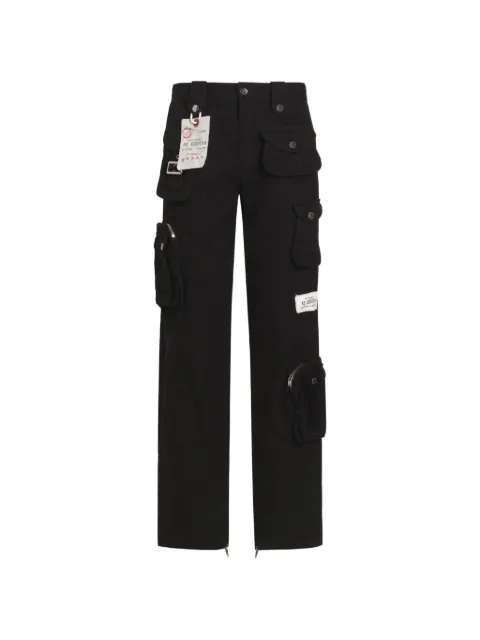 Dolce & Gabbana waxed faille trousers