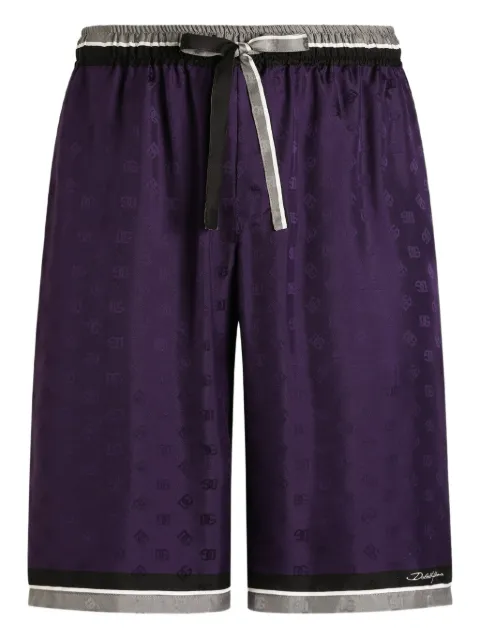 Dolce & Gabbana Bermuda com padronagem e ajuste no cós